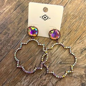 Super blingy dangle earrings